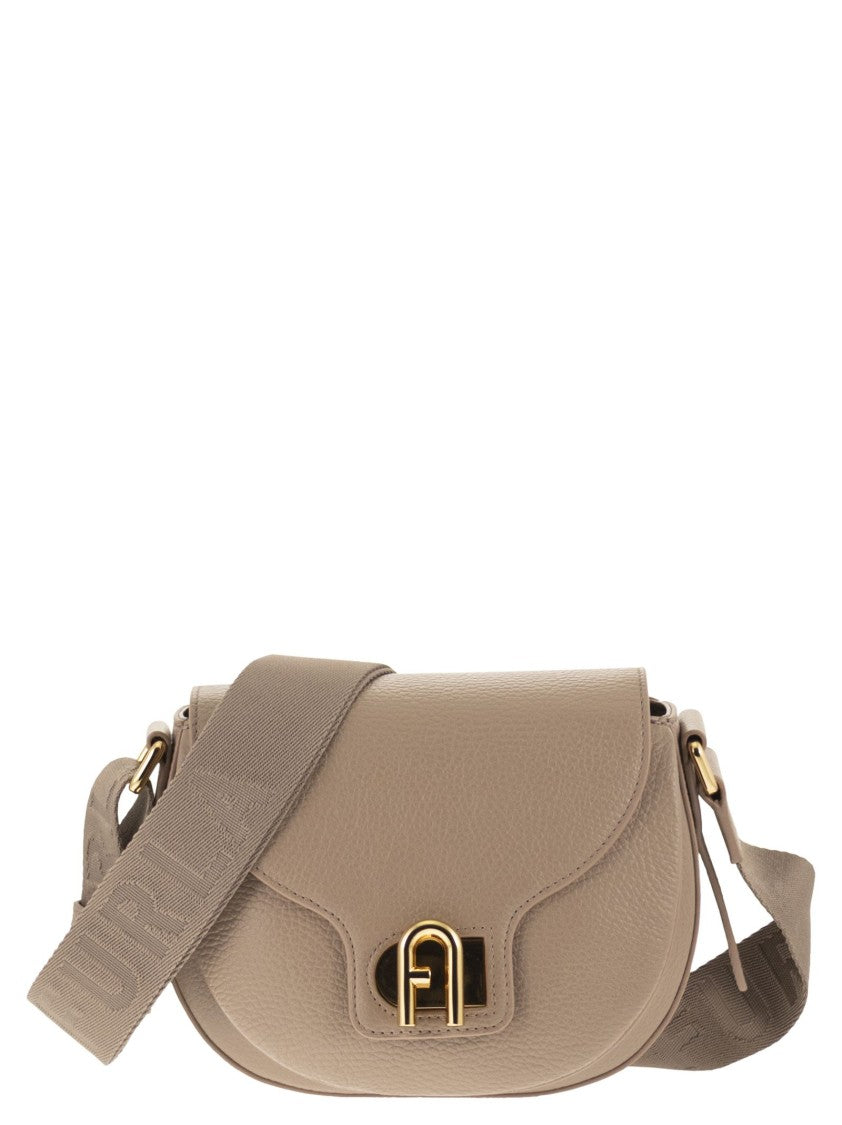 Furla Mini Shoulder Bag With Hammered Leather