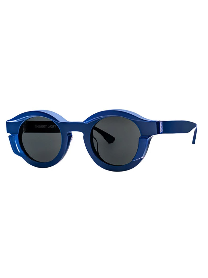 Thierry Lasry Slippery Oval Glossy Acetate Sunglasses