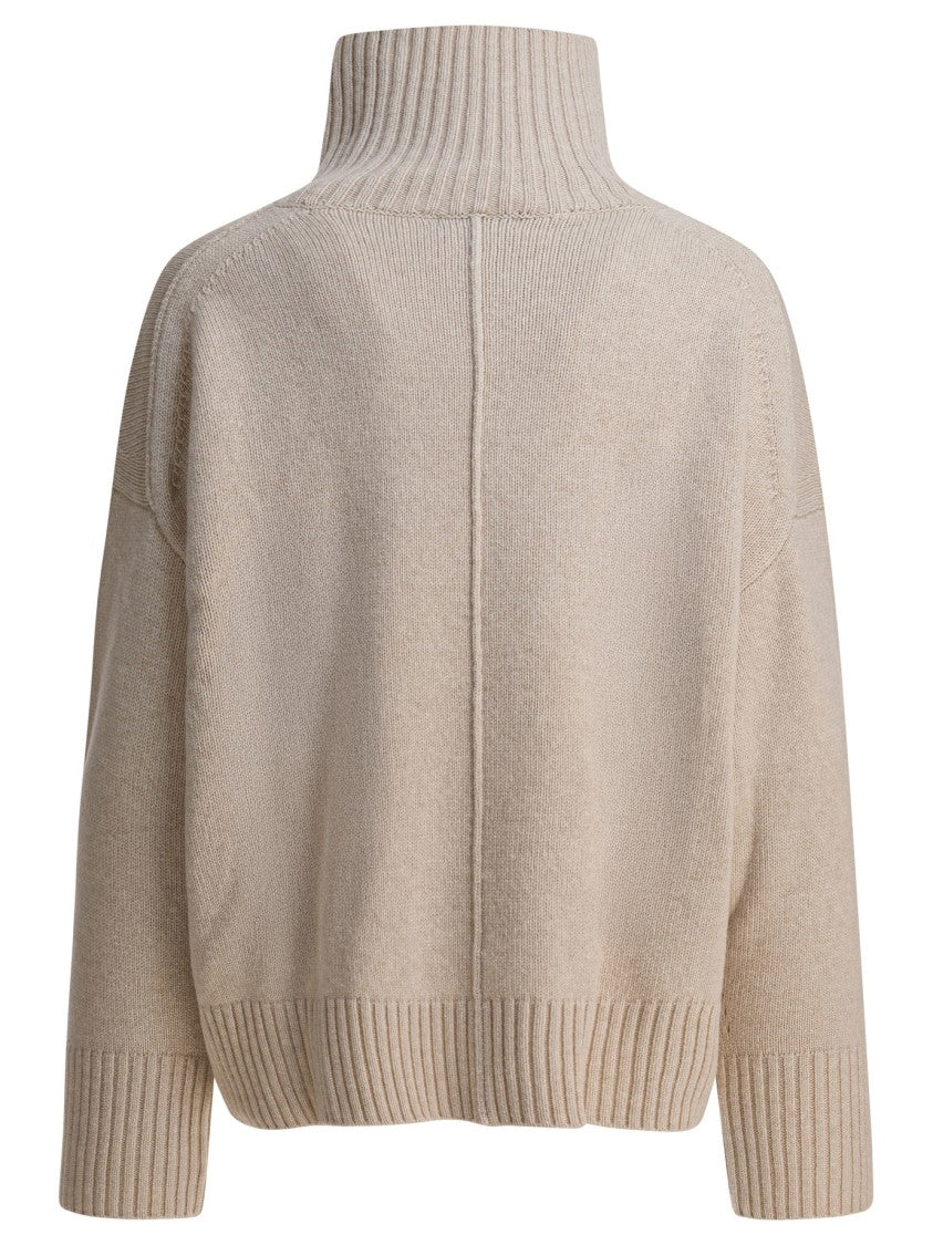 Soeur Ribbed Merino Wool Turtleneck Sweater