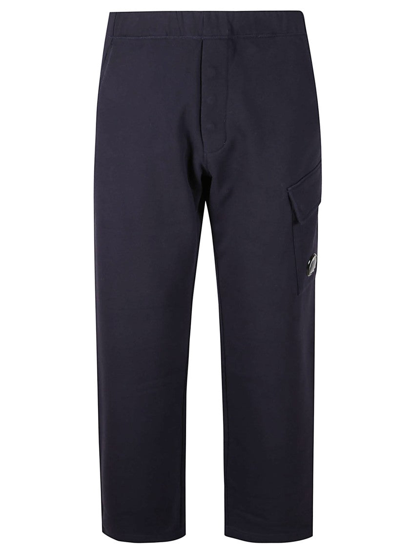 C.P. Company Straight-Leg Blue Trousers With Cargo Pocket