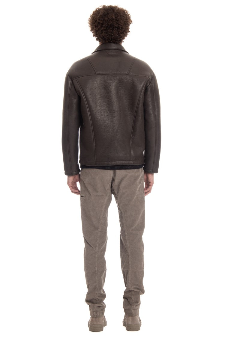 Salvatore Santoro Nappa Leather Work Jacket