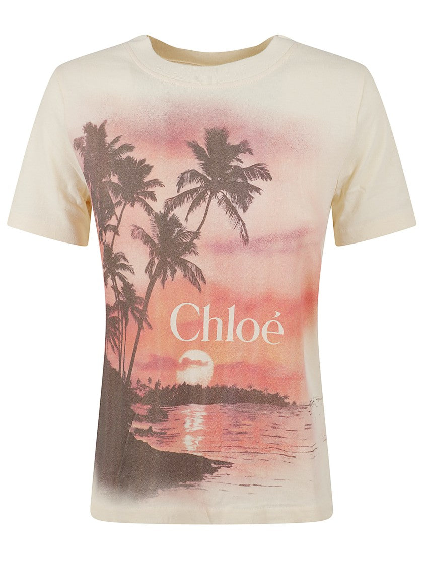 Chloé Crew-Neck Baby Fit T-Shirt
