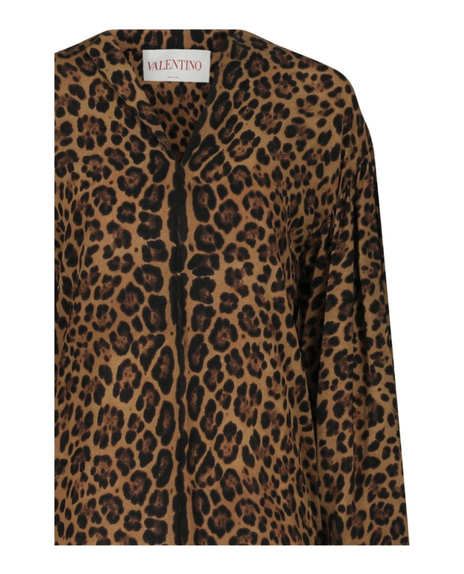 Valentino Escape Leopard Print Kaftan
