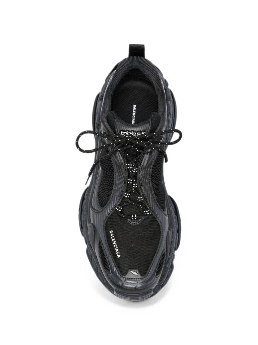 Balenciaga Triple S 2 Leather-Free Distressed Sneakers