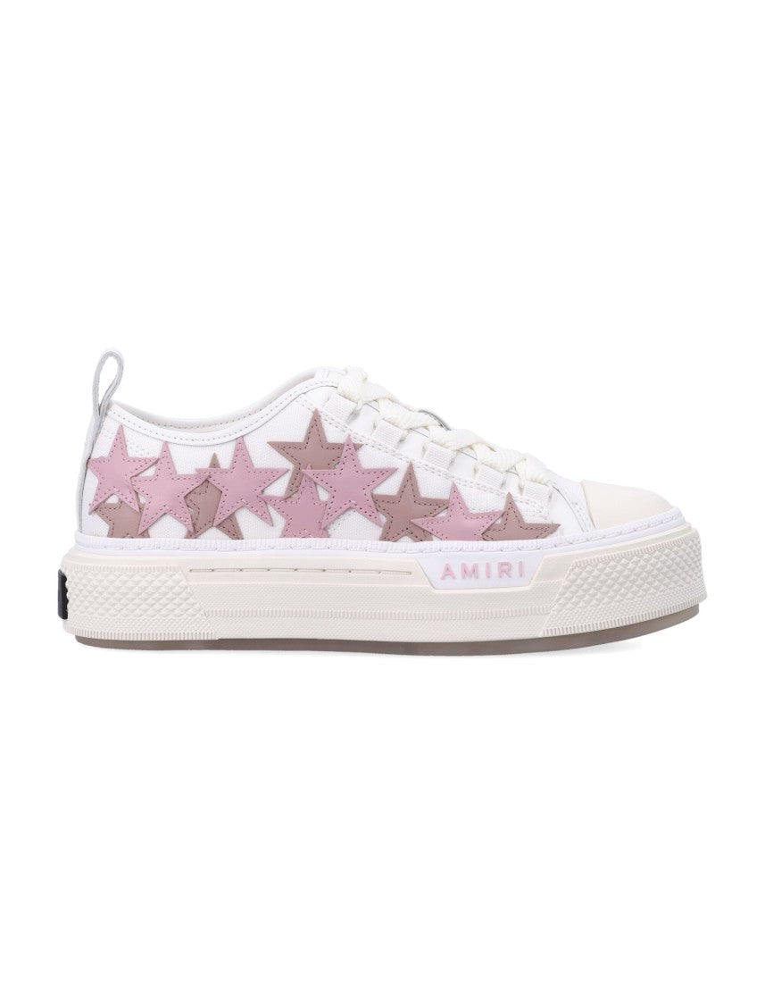 Amiri Stars Court Low Star-Appliquéd Low-Top Sneakers
