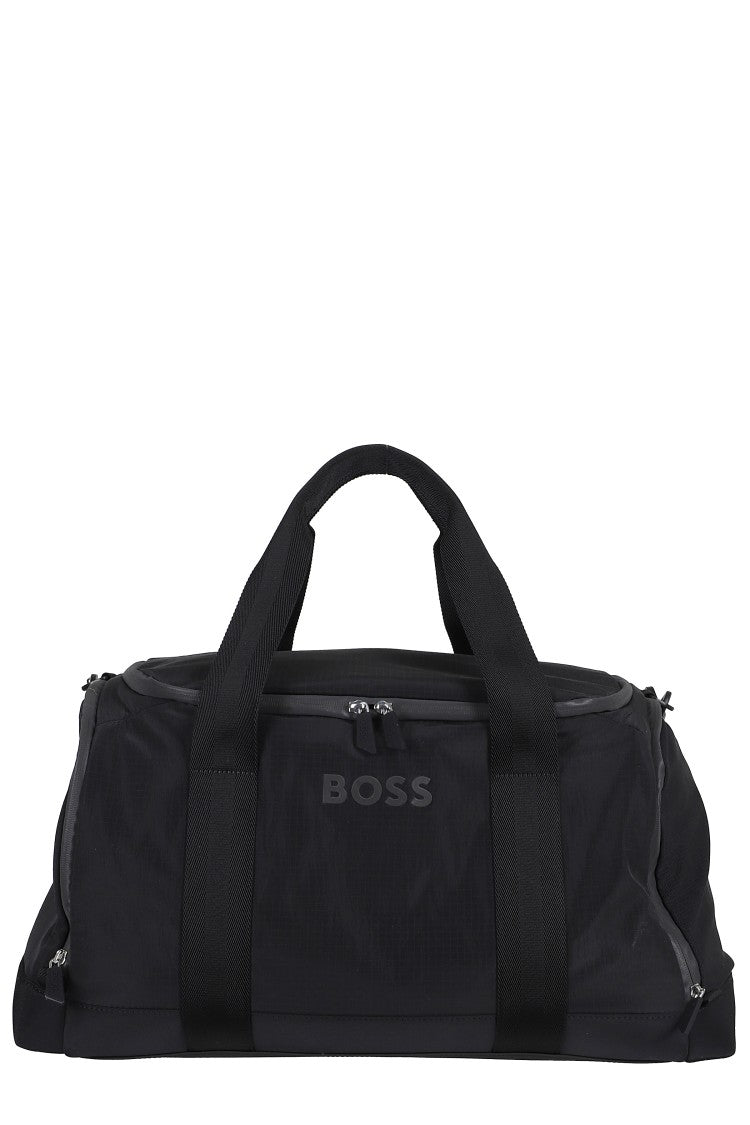 Boss Waterproof Black Holdall With Adjustable Shoulder Strap