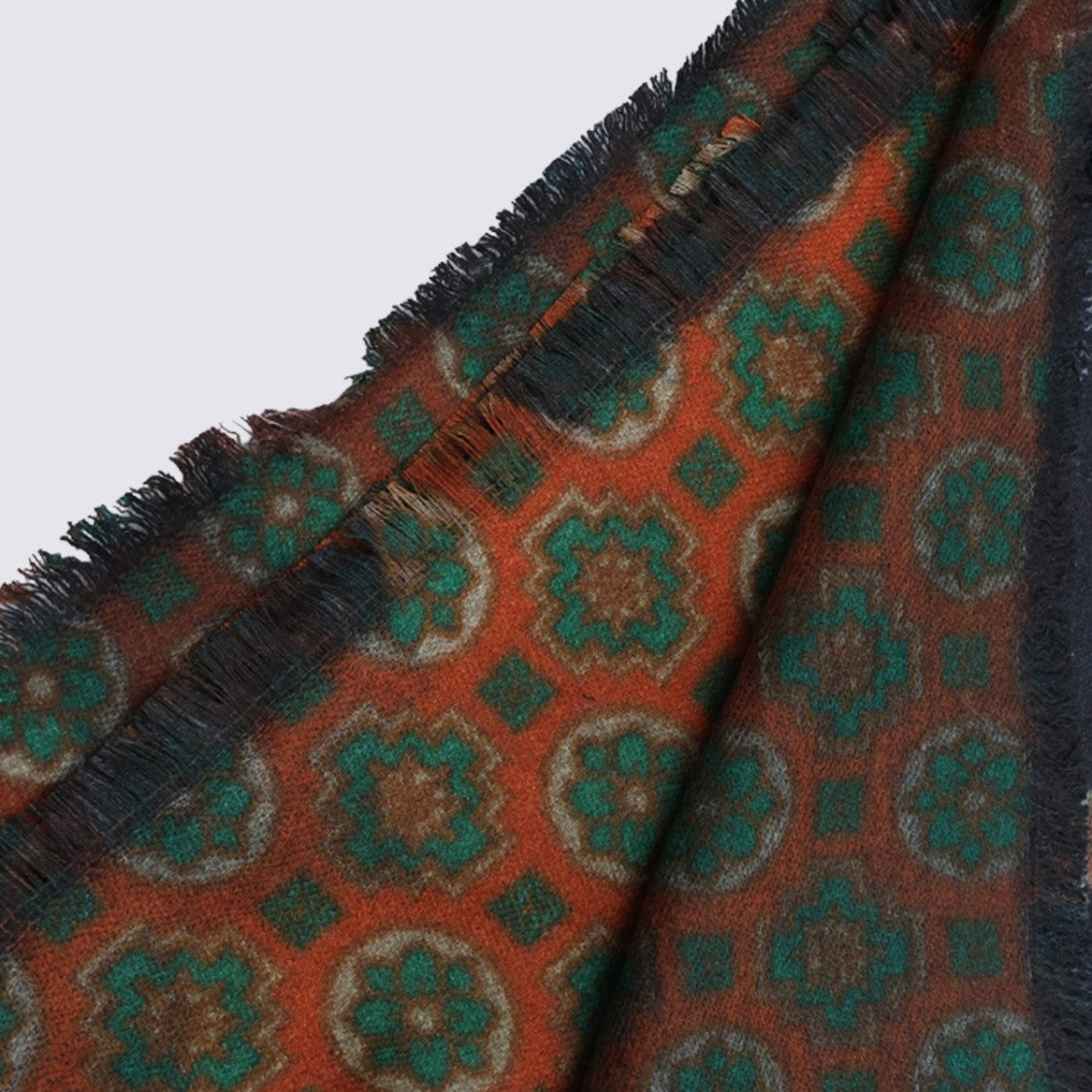 Altea Reversible Scarf With Floral And Geometric Motifs
