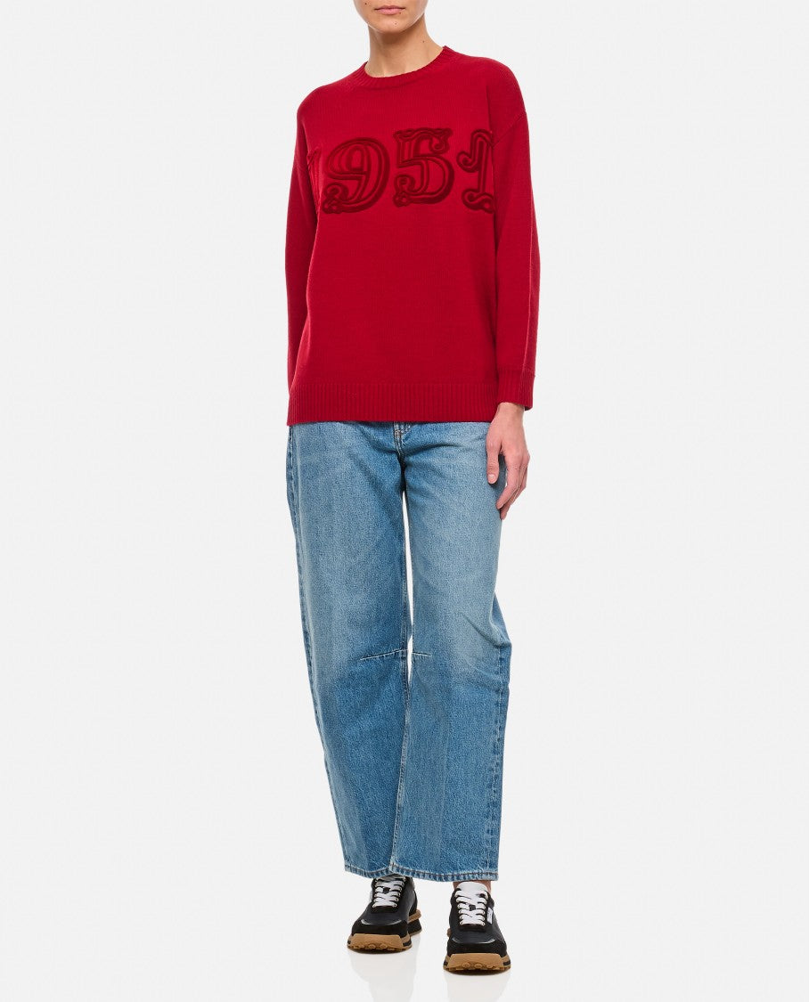 Max Mara Red Fido 1951 Knitwear