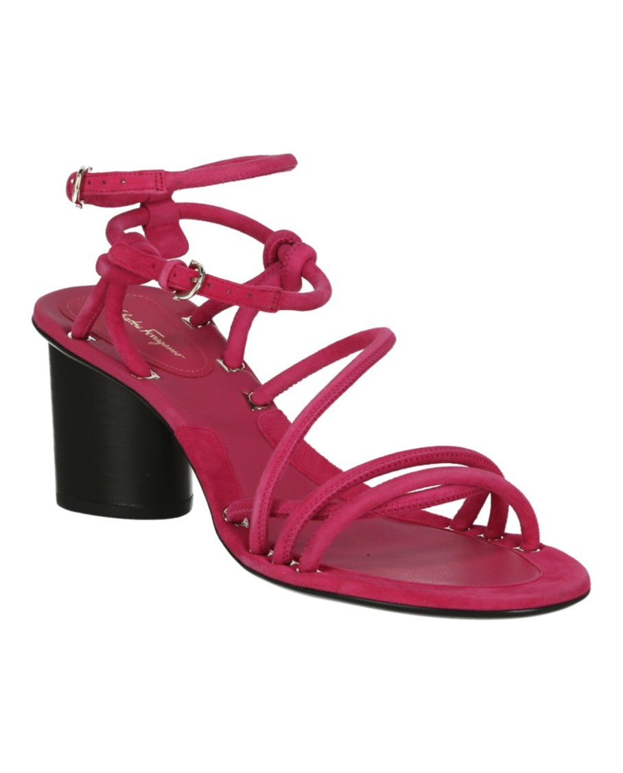 Ferragamo Augusta 60 Suede Sandals