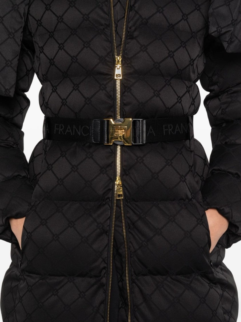 Elisabetta Franchi Puffer Jacket With Quilted Pattern
