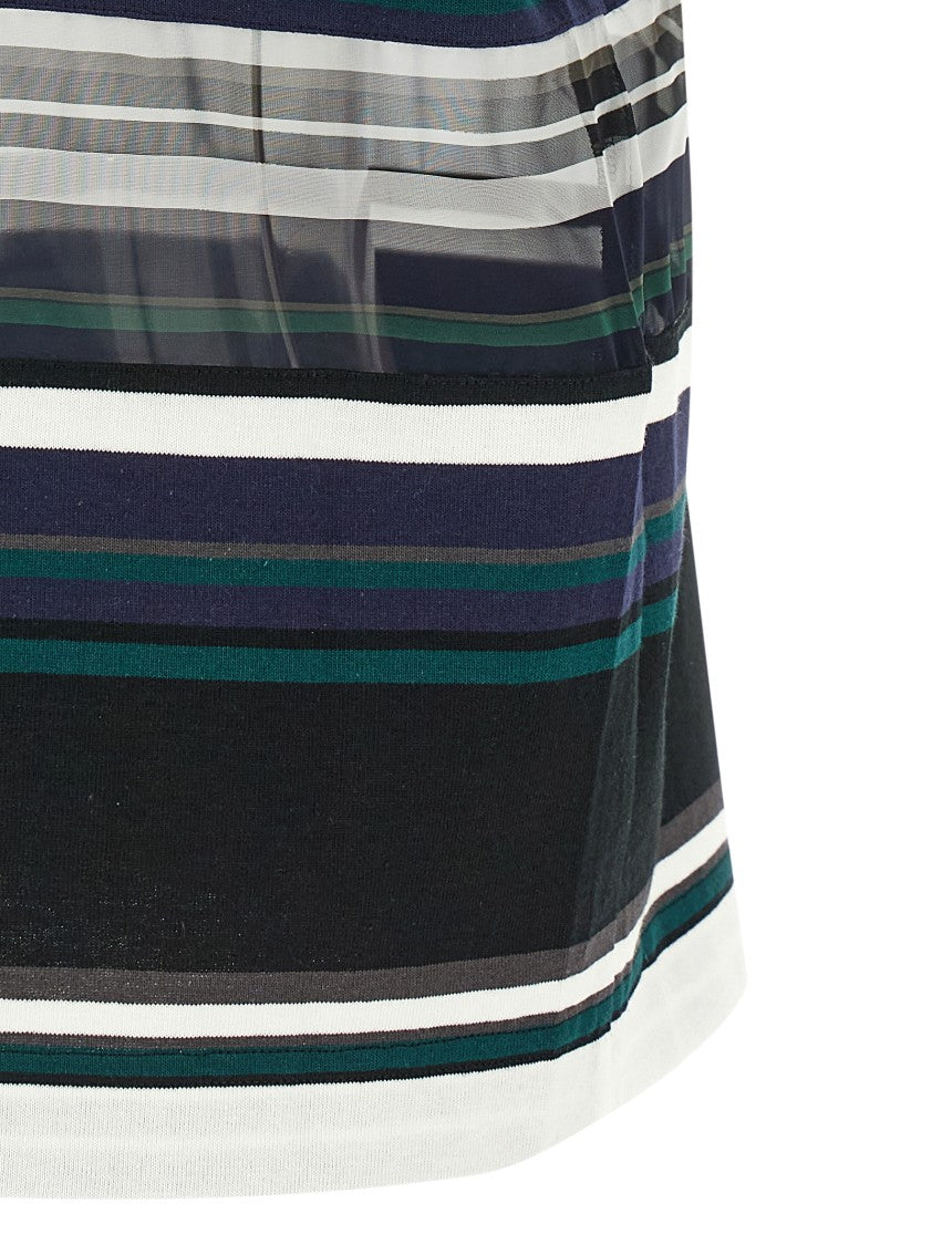 Sacai Organza Insert T-Shirt