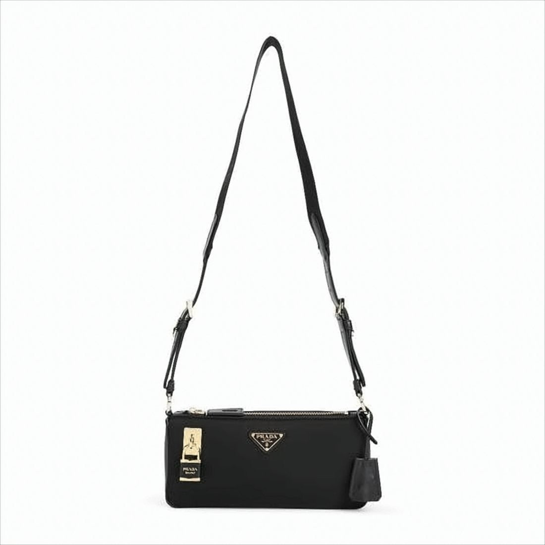 Prada Rectangular Crossbody Bag With Adjustable Strap