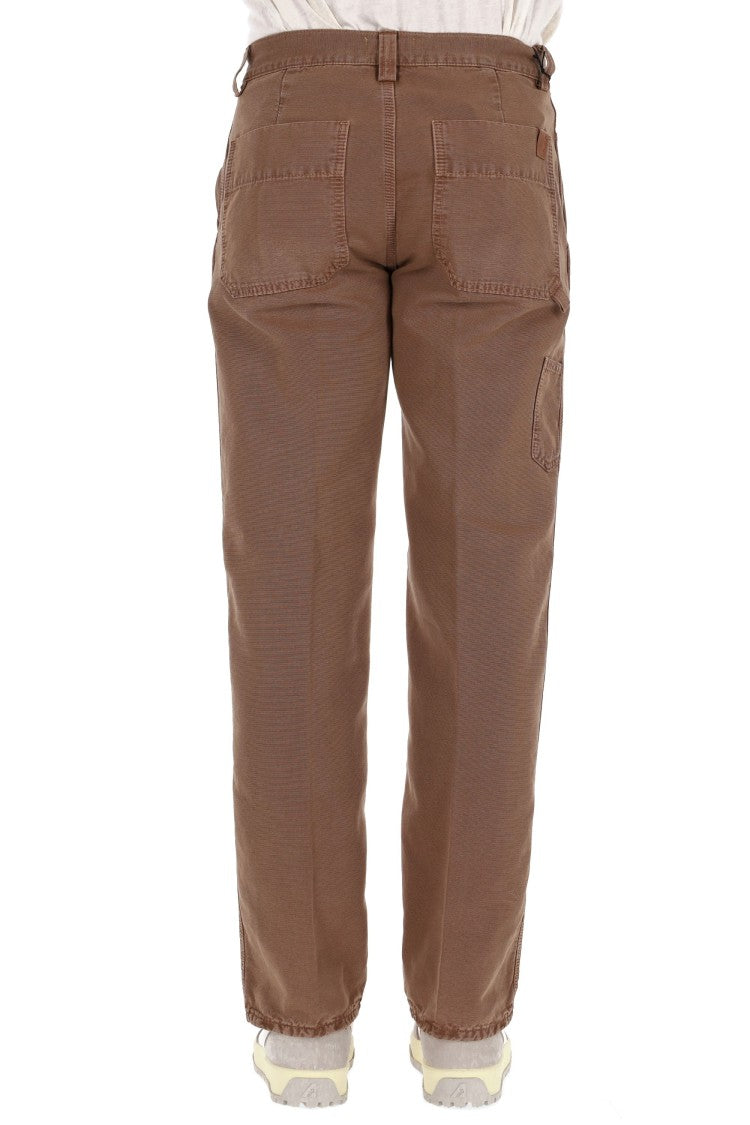 Haikure Warren Model Cotton Canvas Trousers