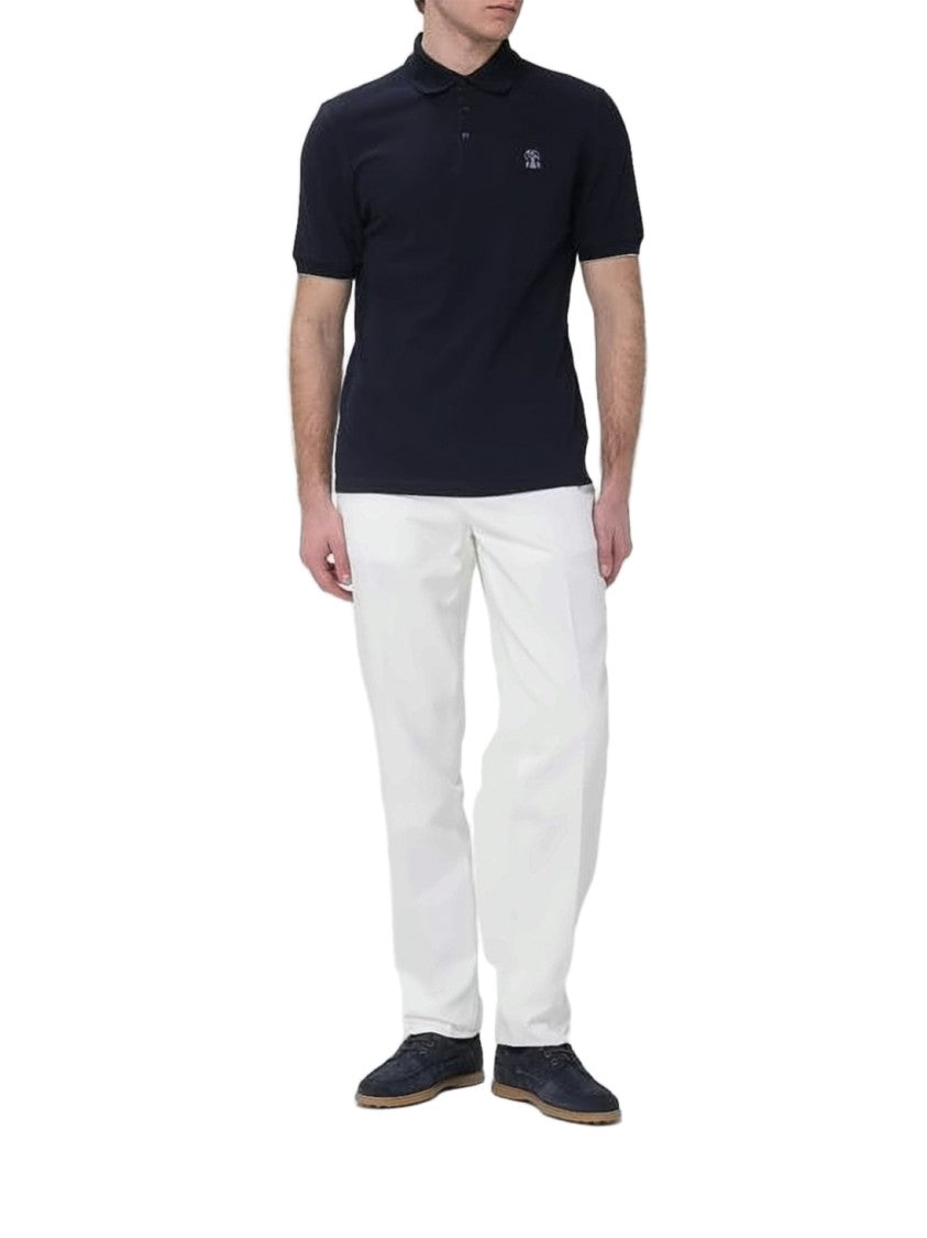 Brunello Cucinelli Classic Short-Sleeve Polo Shirt