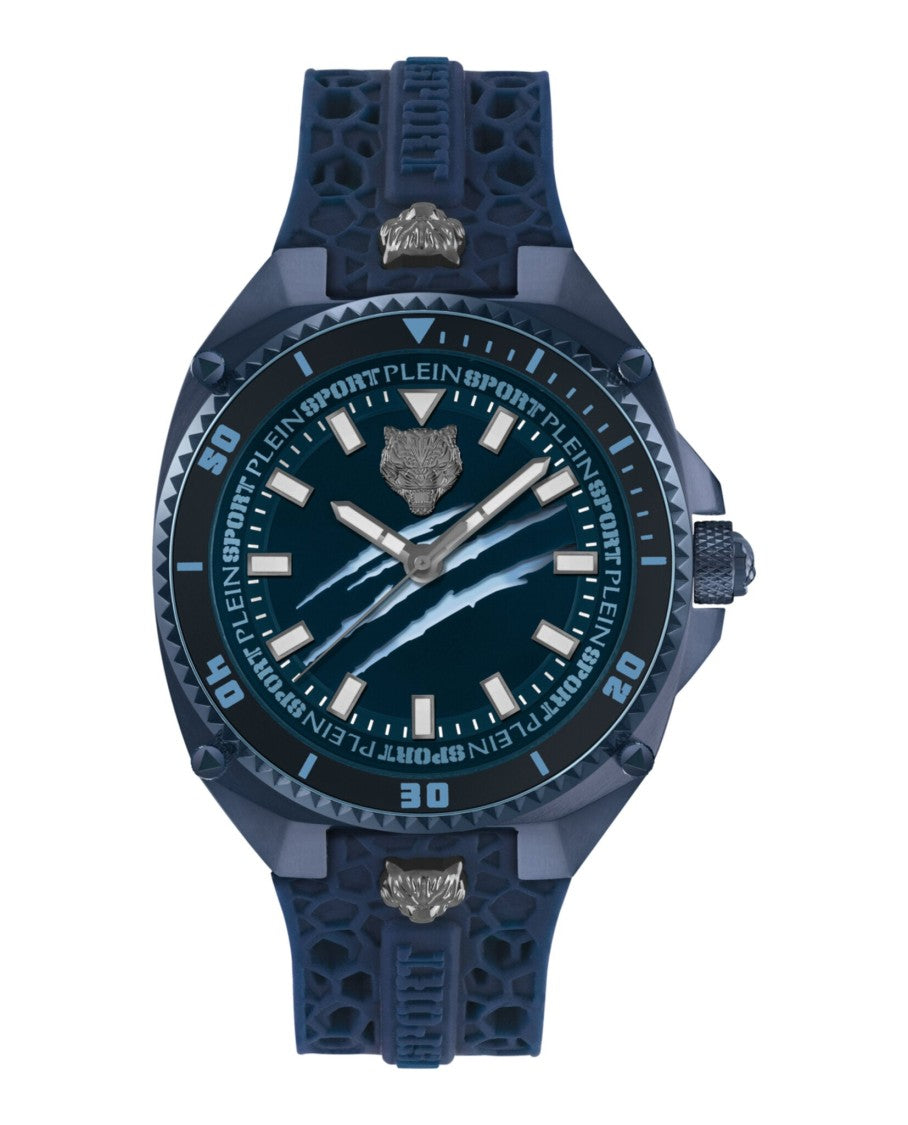 Plein Sport Thunder Force Silicone Watch With Bold 47Mm Case