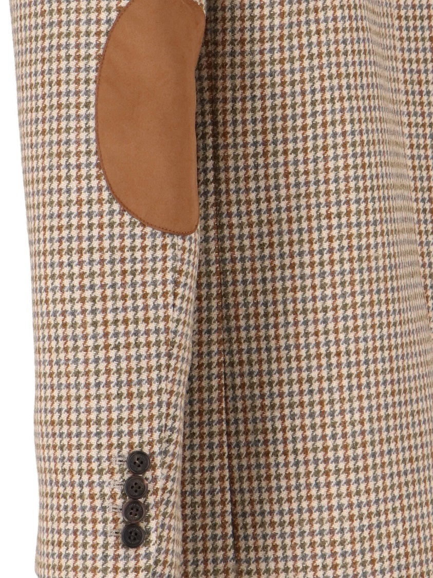 Dunst Single-Breasted Wool Blend Blazer – Beige