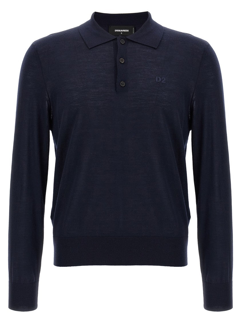 Dsquared2 Logo Embroidery Polo Shirt