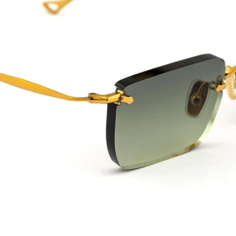 Eyepetizer Etherege C.4-52 Rimless Rectangular Sunglasses With Gradient Lenses
