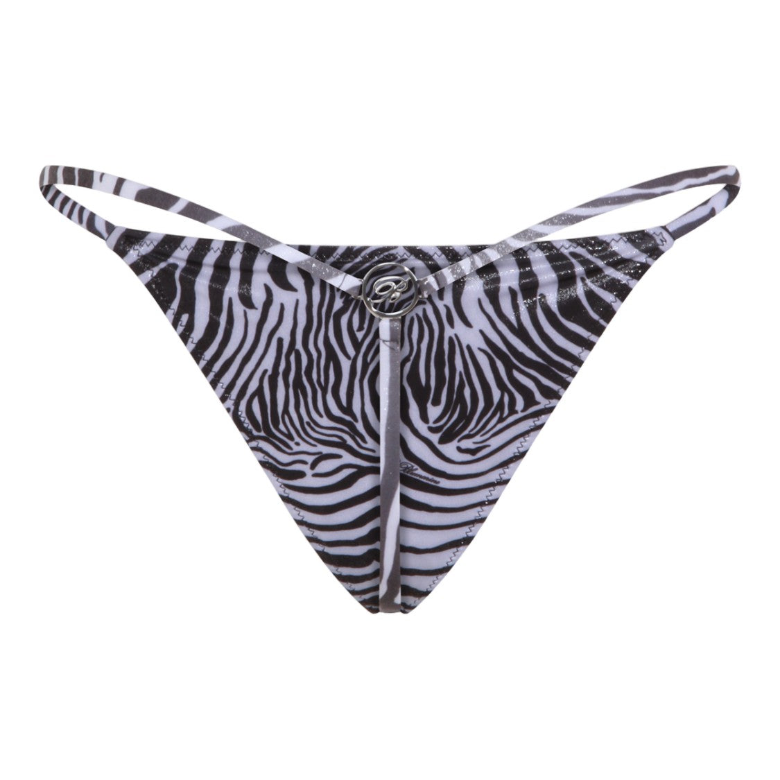Blumarine Zebra Print Bikini Bottom