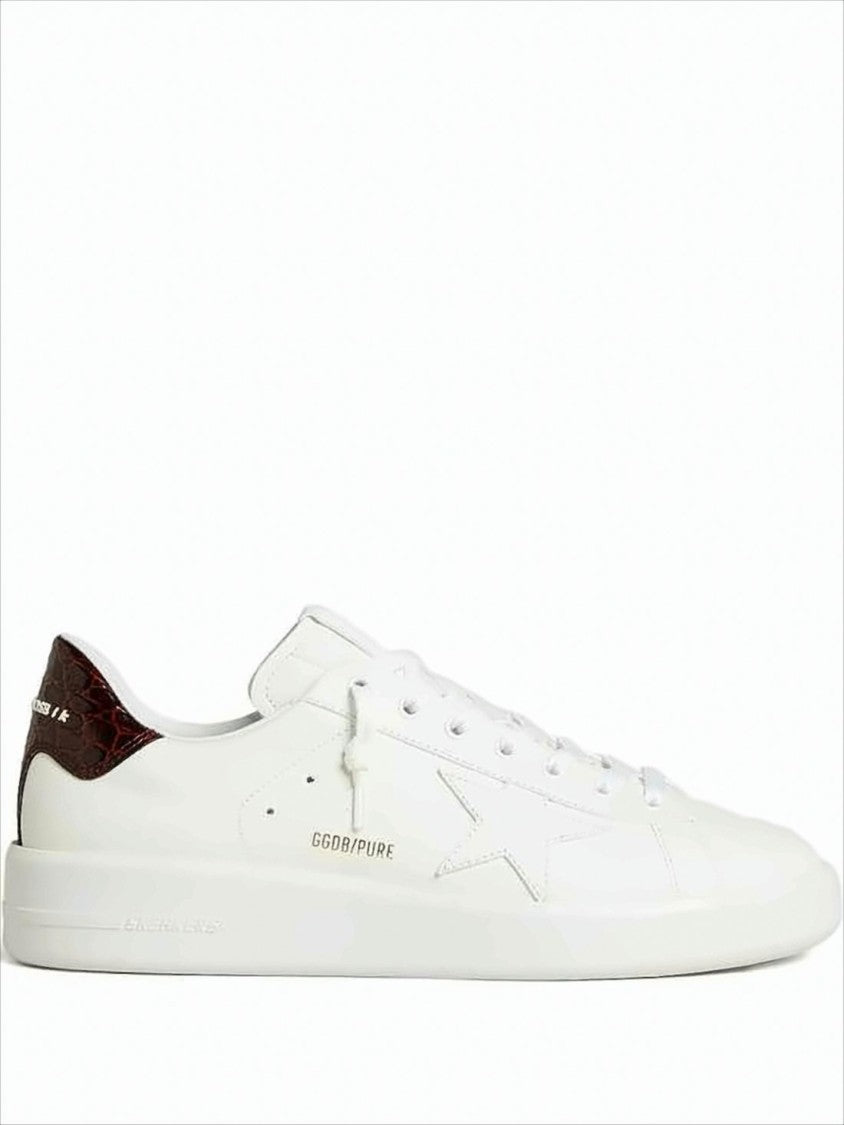 Golden Goose Low-Top White Leather Sneakers