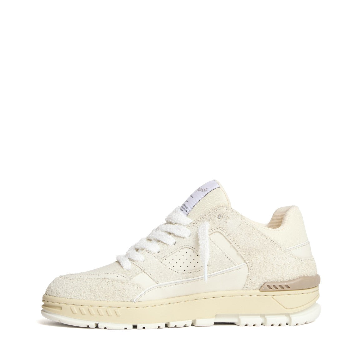 Axel Arigato Area Lo Fluffy Leather-Suede Sneakers