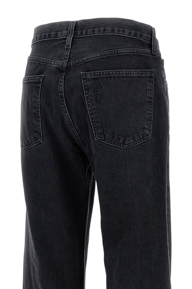 Agolde Wide-Leg Five-Pocket Denim Jeans With Relaxed Fit