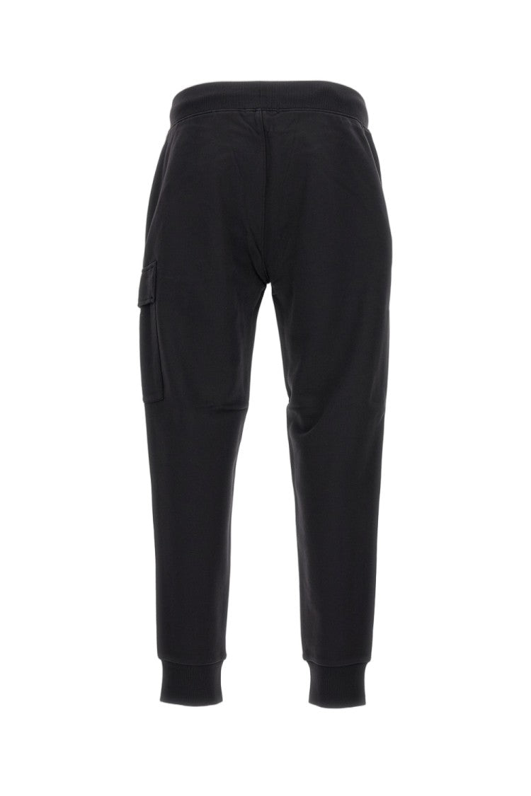 C.P. Company Black Lens Detail Drawstring Cargo Pants