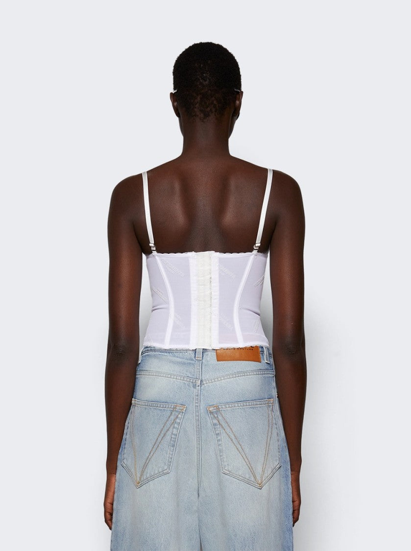 Vetements Corset Top White