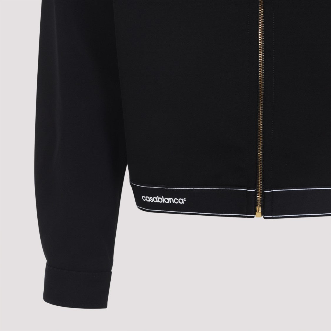 Casablanca Cropped Wool Jacket With Classic Collar