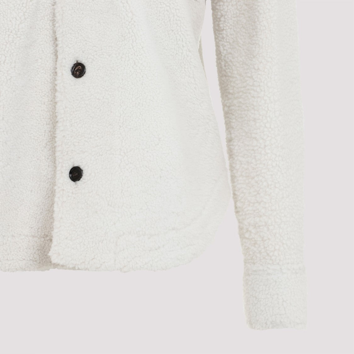 Bottega Veneta White Shearling Jacket