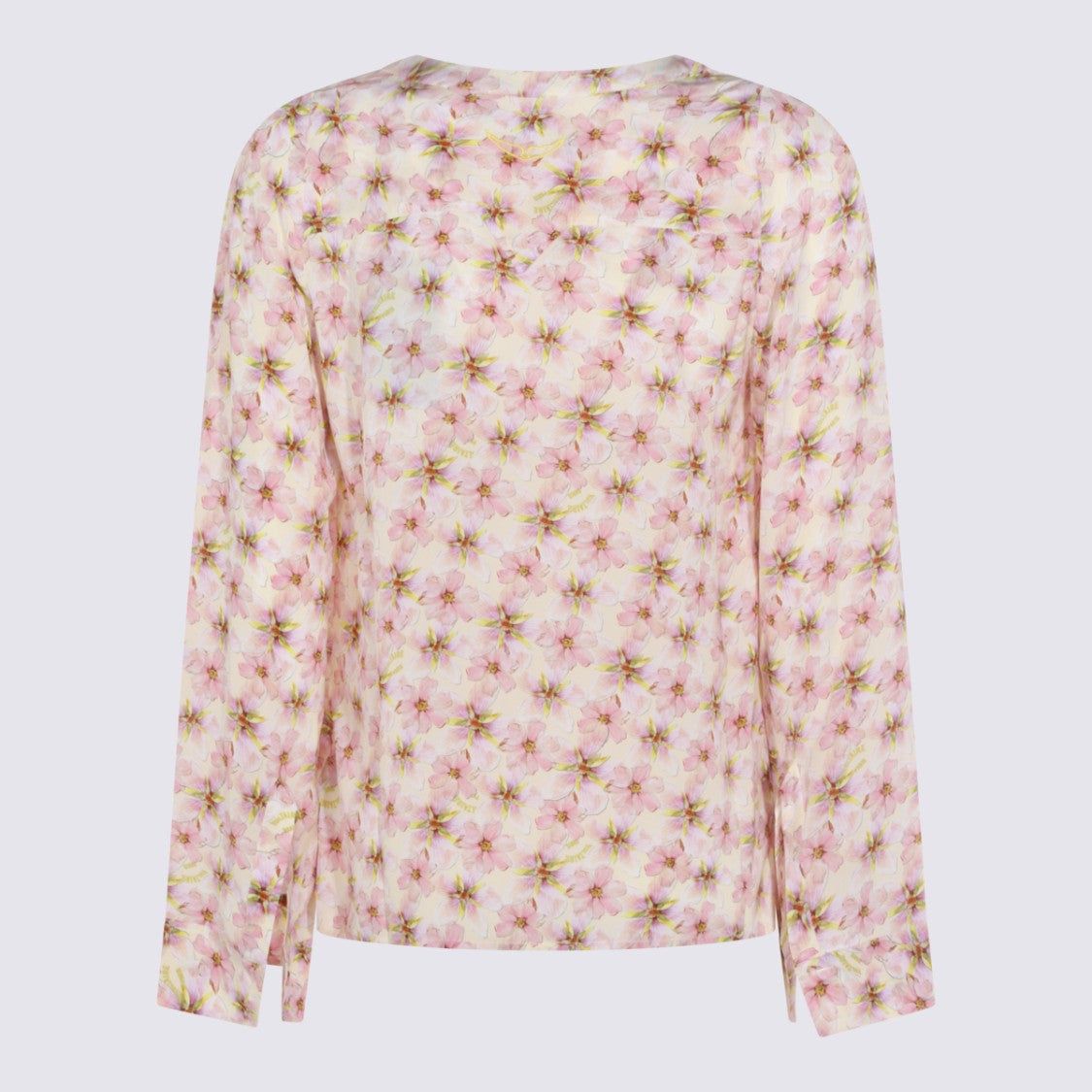 Zadig & Voltaire Floral-Patterned Long-Sleeved Viscose Top
