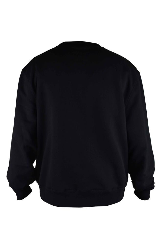 Amiri Black Cotton Sweatshirt With Embroidered Logo