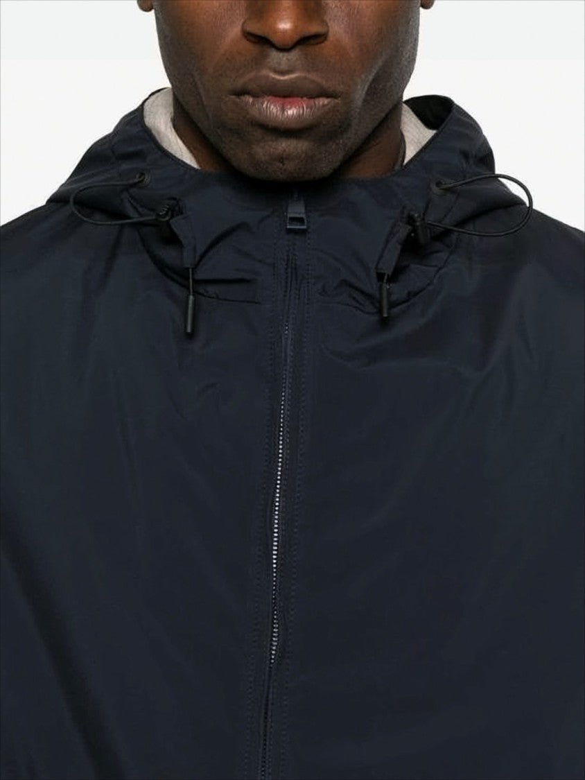 Lardini Lightweight Matte Finish Lardini Jacket With Adjustable Hood