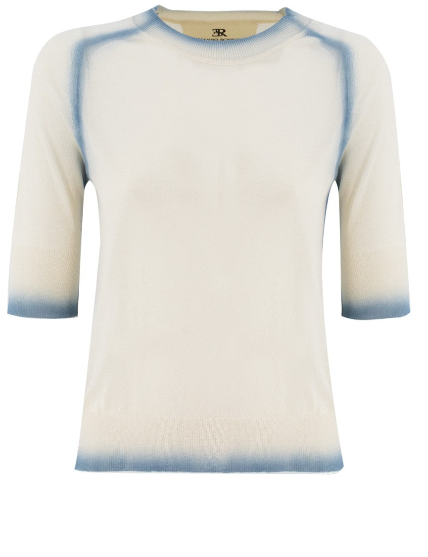 Ermanno Scervino Gradient Effect Round Neck Knitwear
