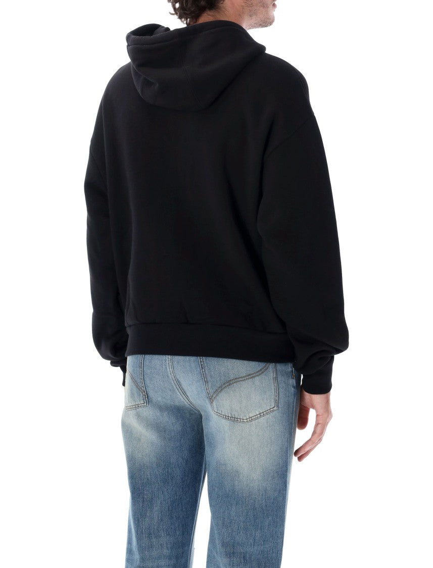 Amiri Relaxed Fit Cotton Logo Full-Zip Hooded Sweatshirt