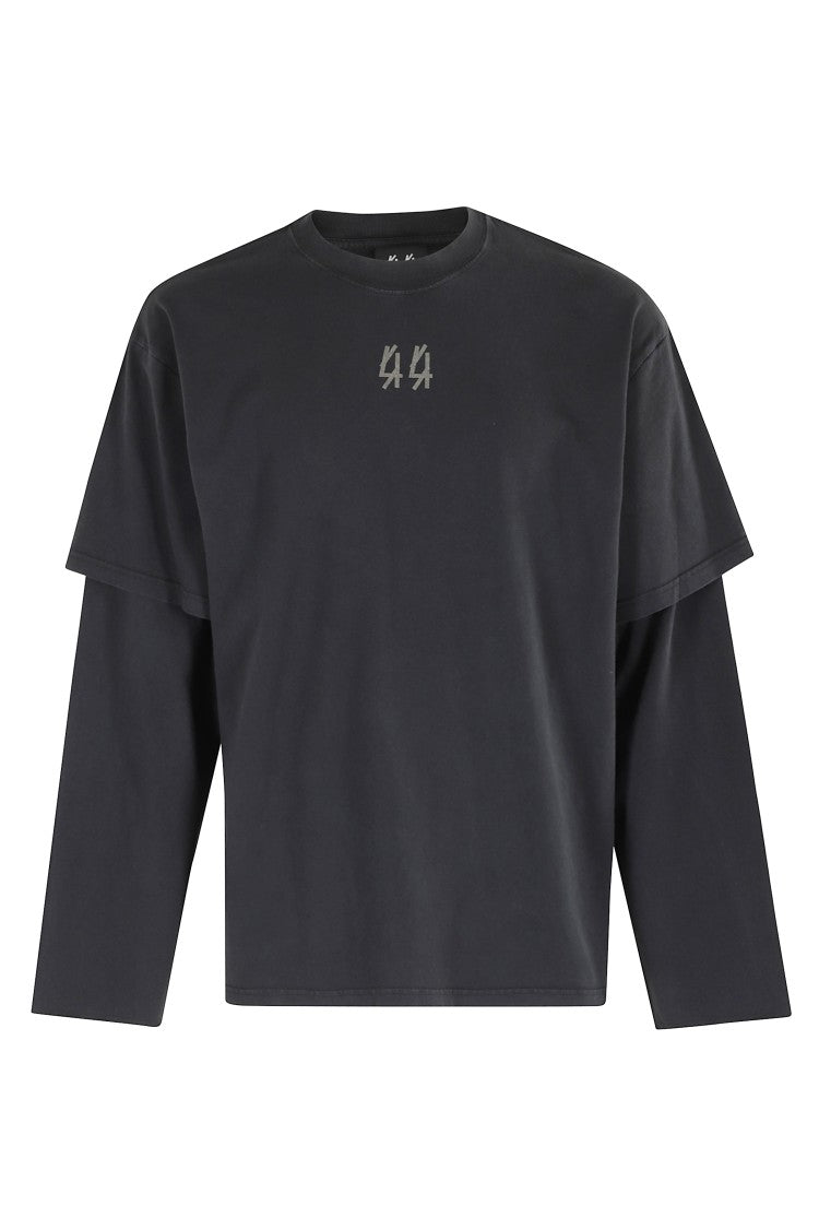 44 Label Group Double Sleeve T-Shirt With Layered Design