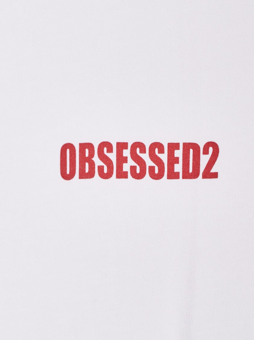 Dsquared2 Loose-Fit Tee With Classic Crew Neckline