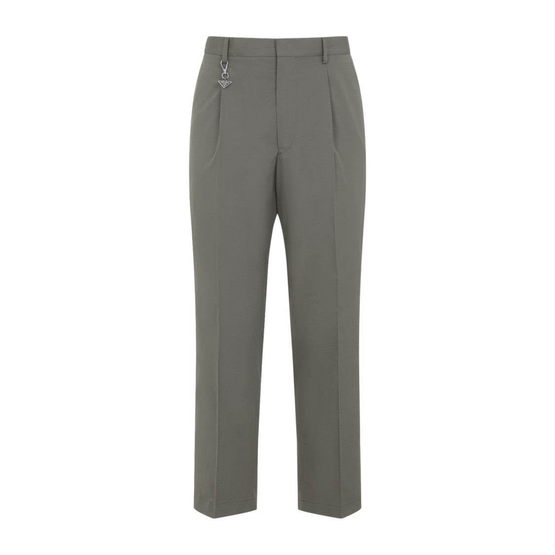 Prada Straight-Leg Cotton Trousers With Tailored Fit
