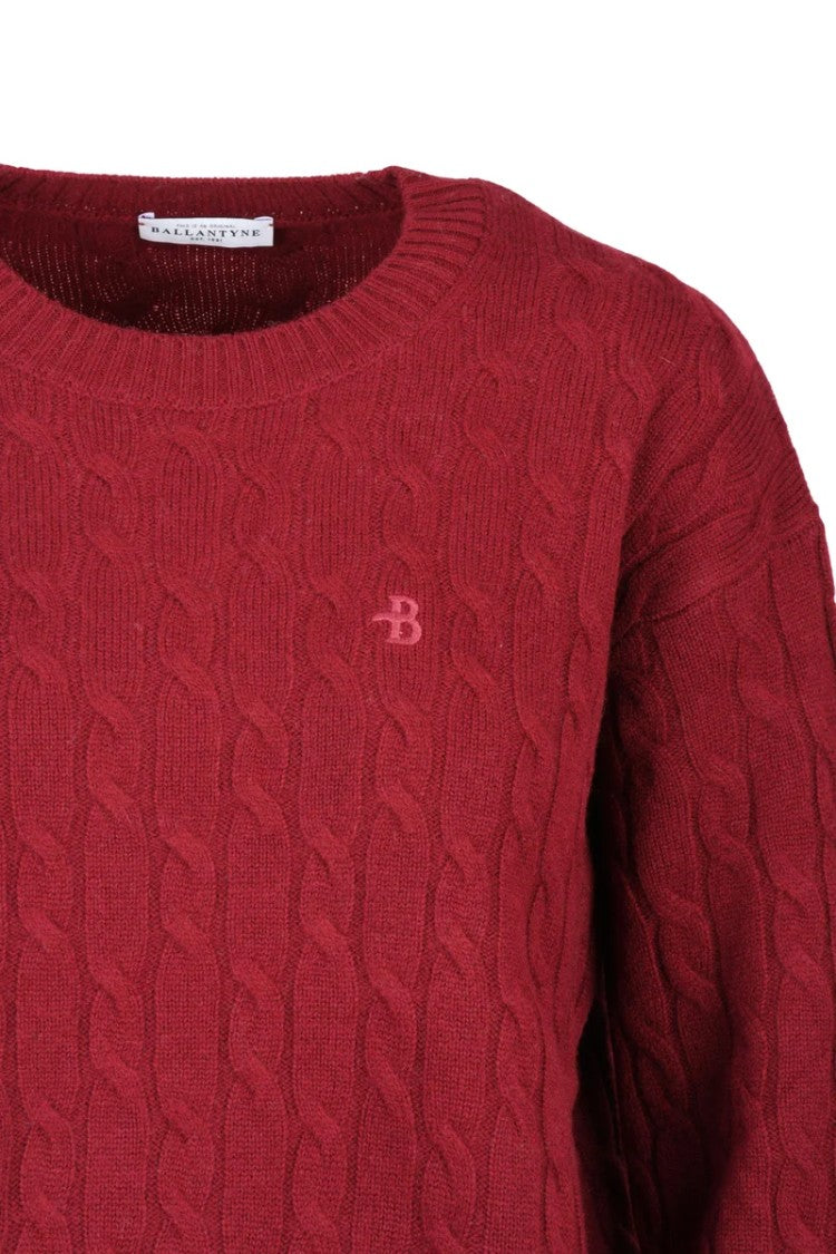 Ballantyne Crew Neck Sweater - Red