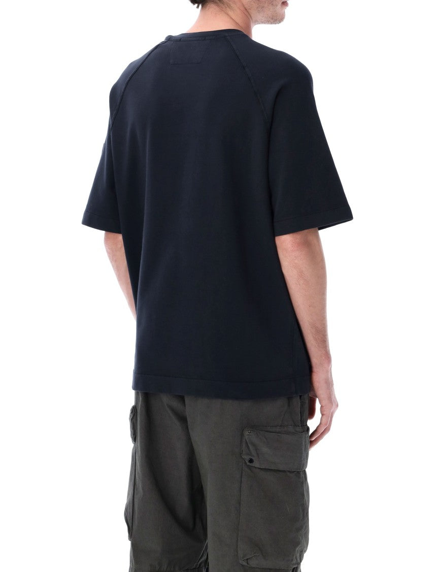 C.P. Company Light Fleece Short Sleeve Sweat T-Shirt