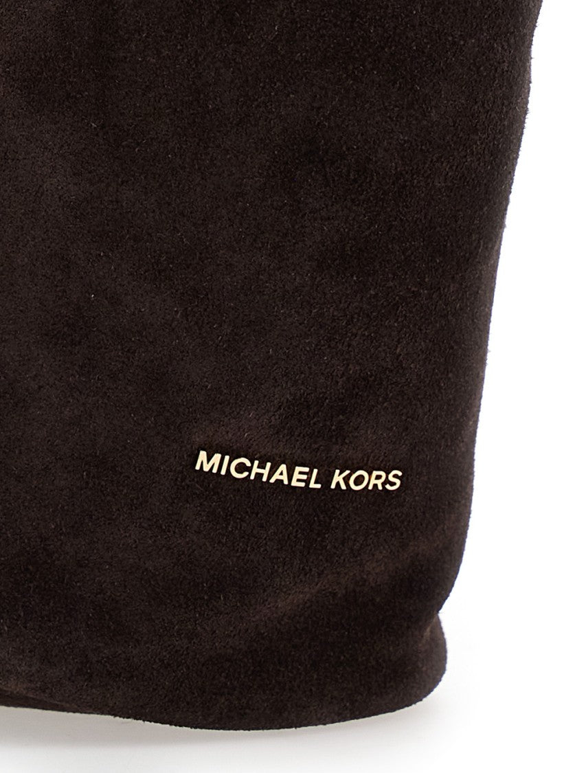 Michael Michael Kors Soft Calf Suede Hobo Shoulder Bag