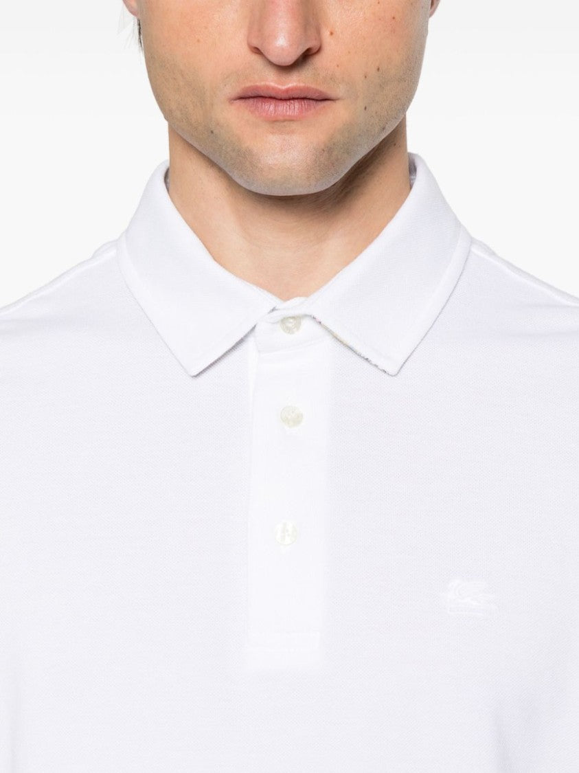 Etro Pegaso-Embroidered Polo Shirt