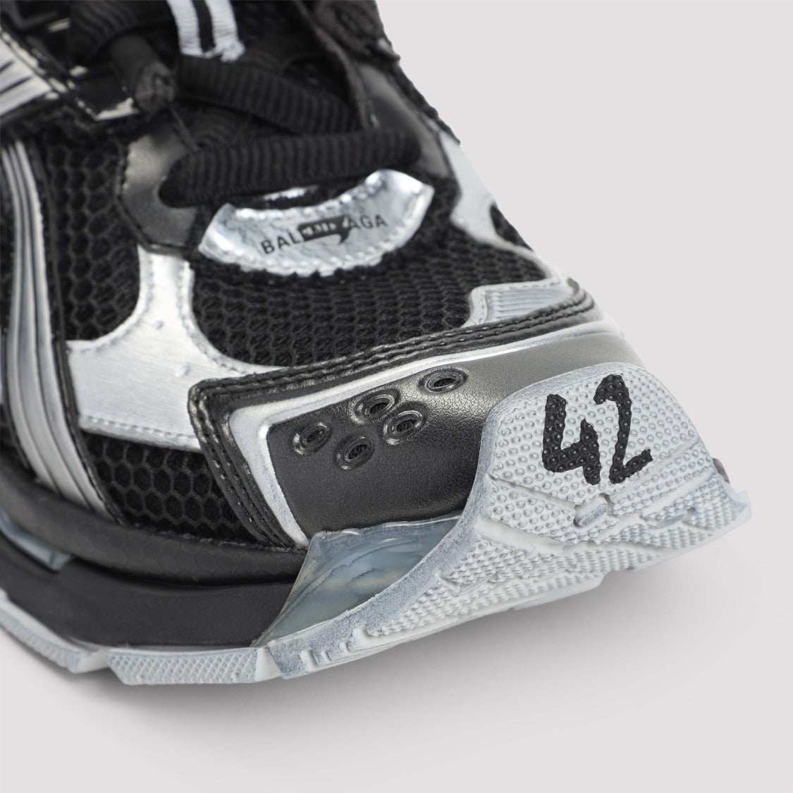 Balenciaga Black Silver Runner
