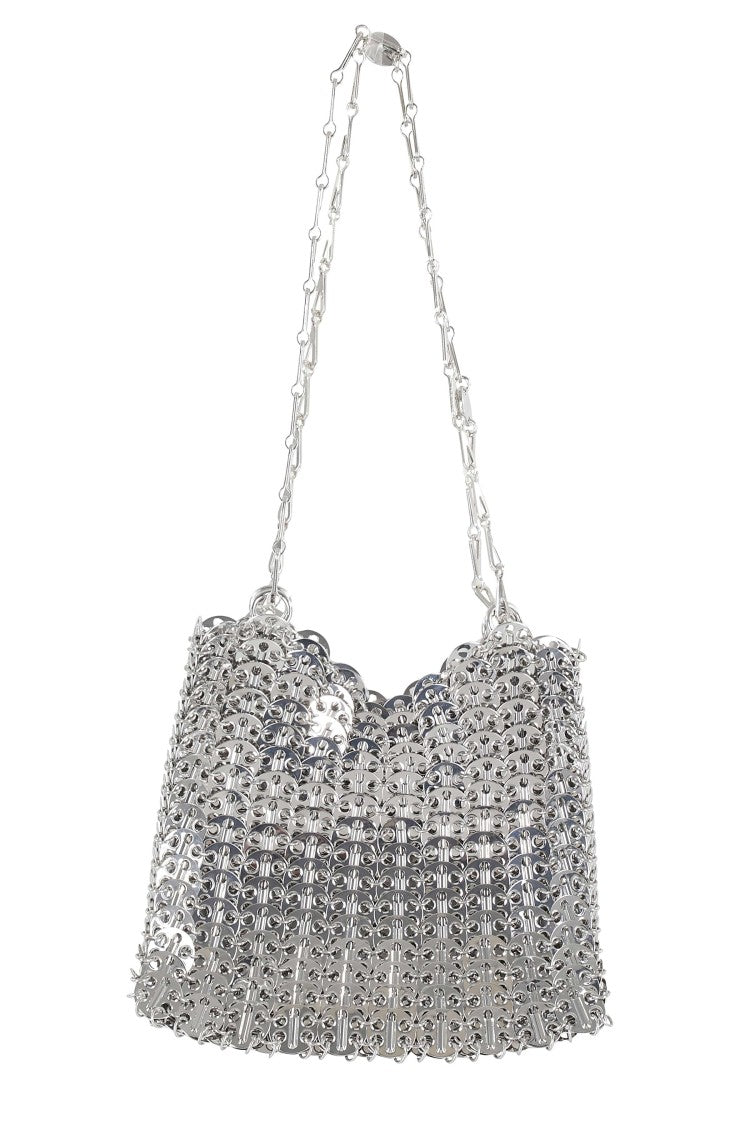 Rabanne Silver Bag 1969 Sliding-Strap Brass Shoulder Bag