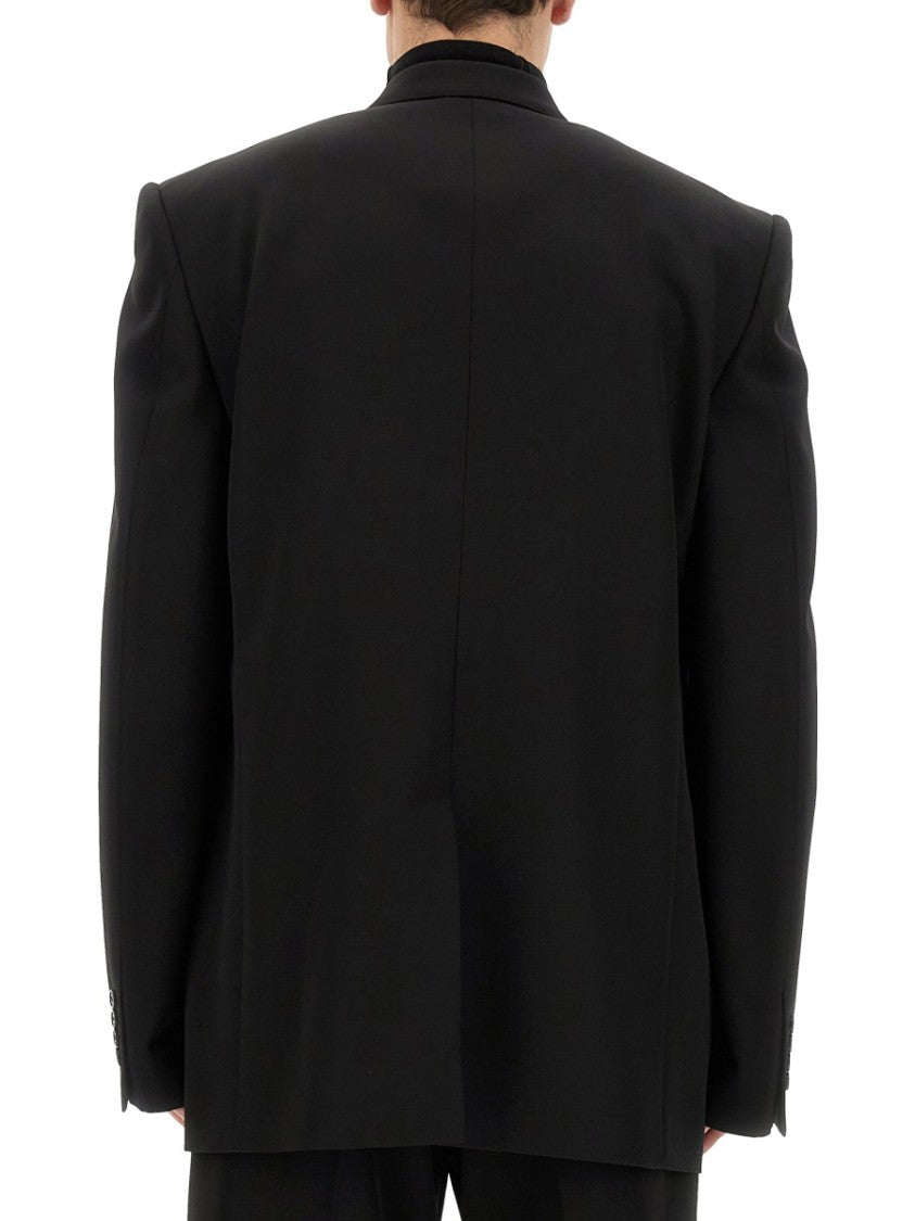 Balenciaga Timeless Regular Fit Jacket In Wool