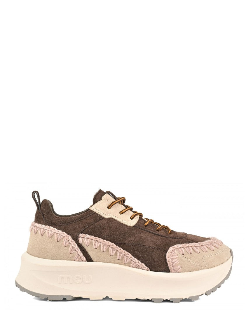 Mou Whipstitch Chunky Sole Sneakers