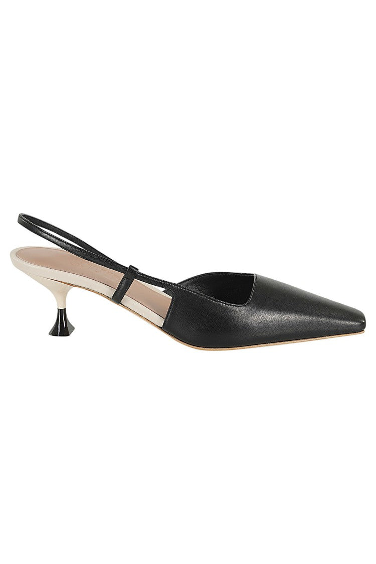 3Juin Kira Pumps With Sculptural Heel And Square Toe
