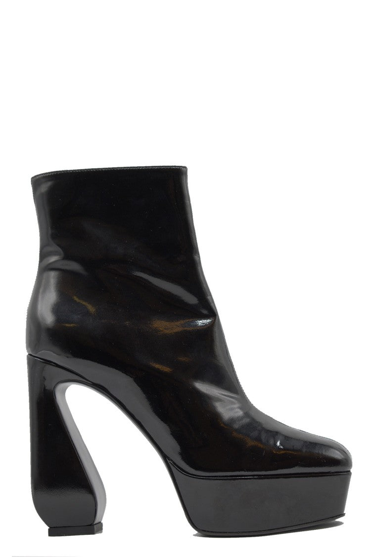 Si Rossi Black Calf Leather Boots