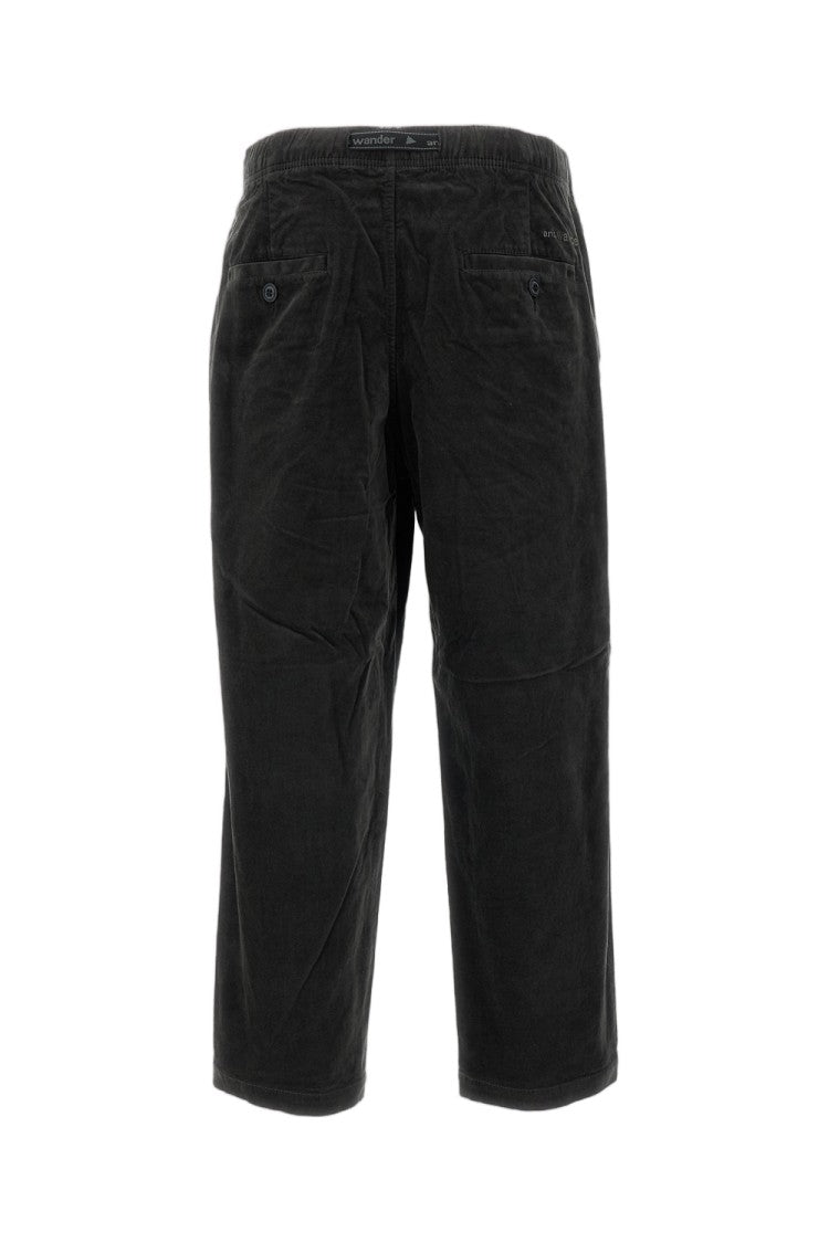 And Wander Dark Grey 108 Moleskin Pants