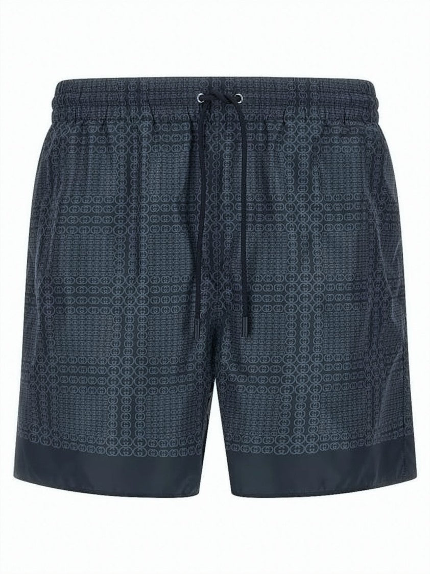 Gucci Geometric Pattern Swim Shorts